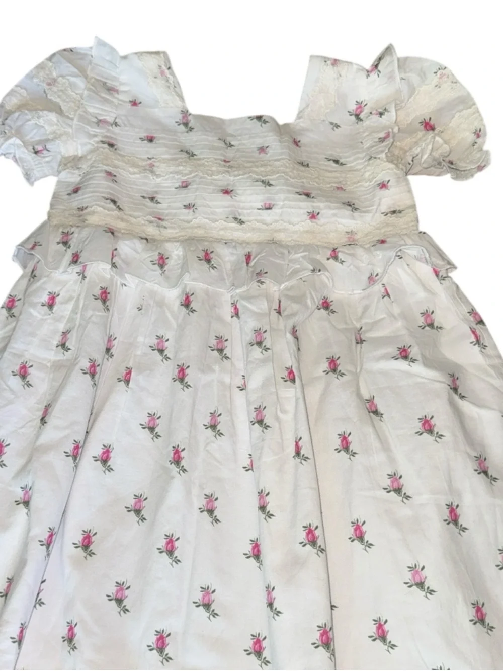 For Love & Lemons Lil Lemons Wildflower Dress 6T NWT Lace Ruffle Organic Cotton